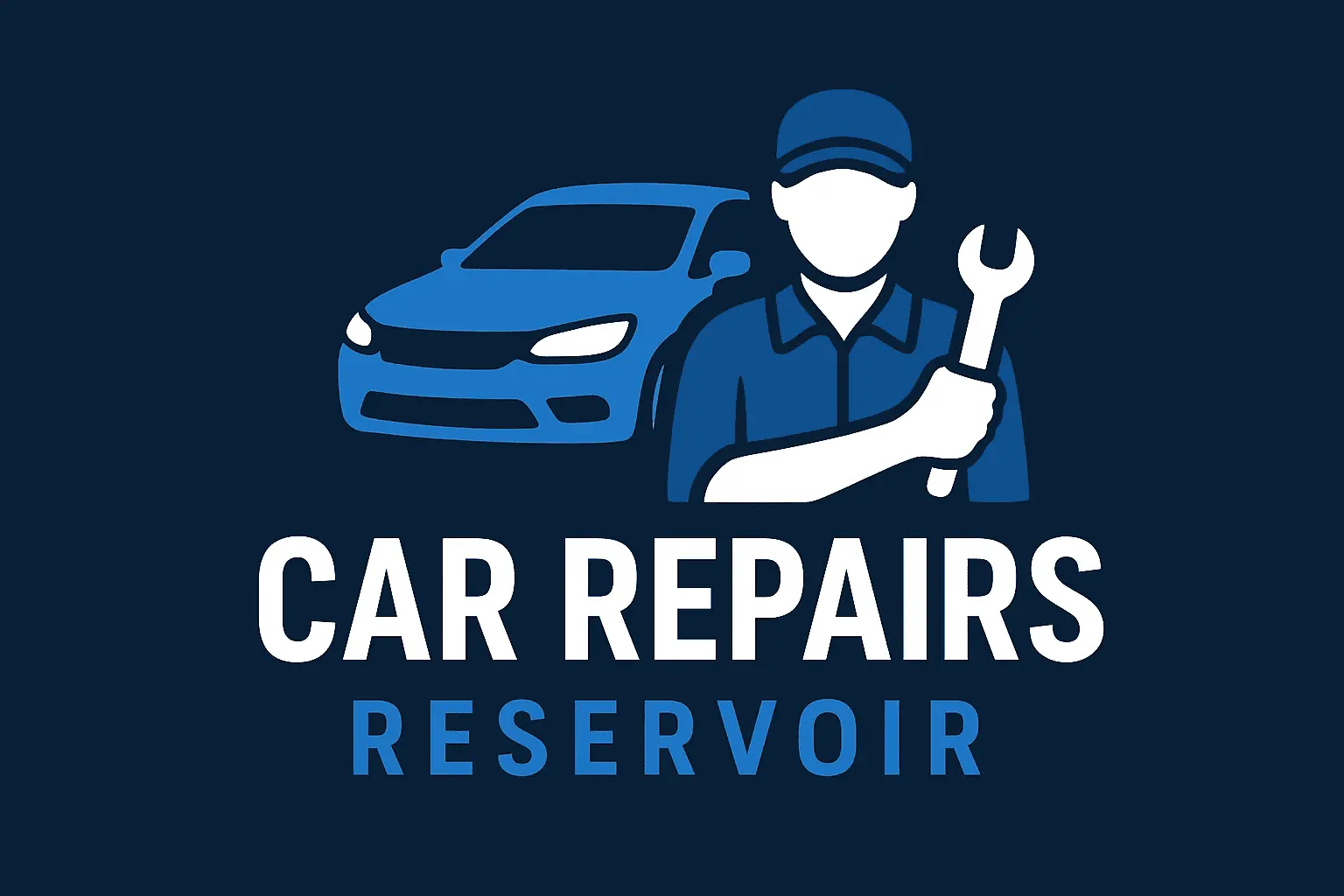 Car repairs Reservoir—Professional mobile mechanic service with wrench and vehicle