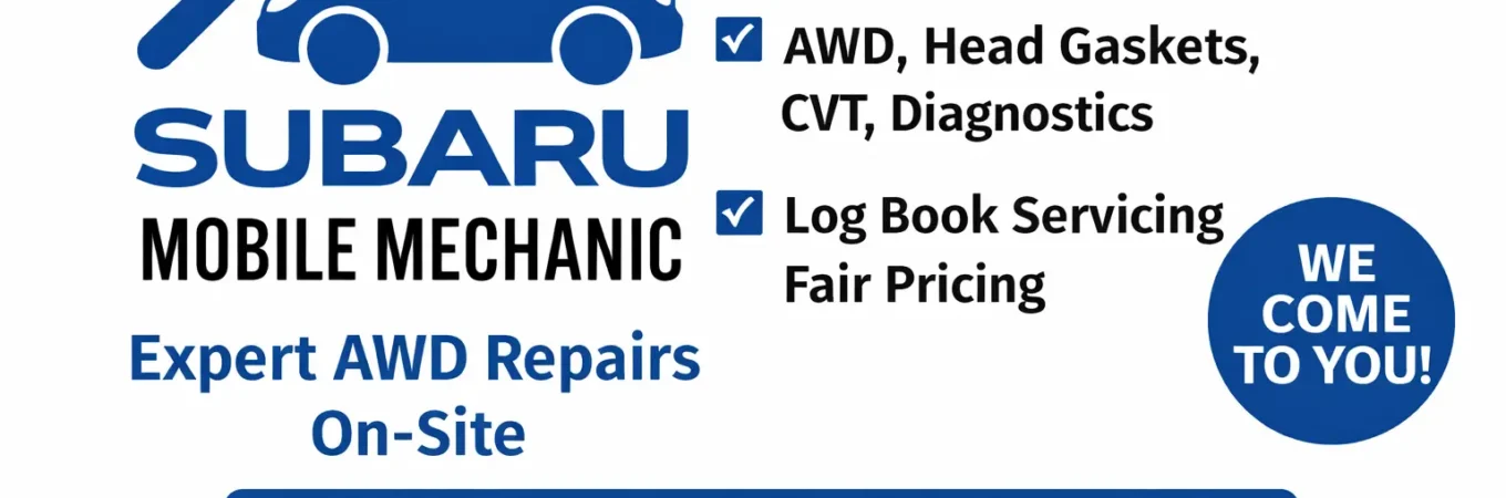 Subaru Mobile Mechanic Melbourne
