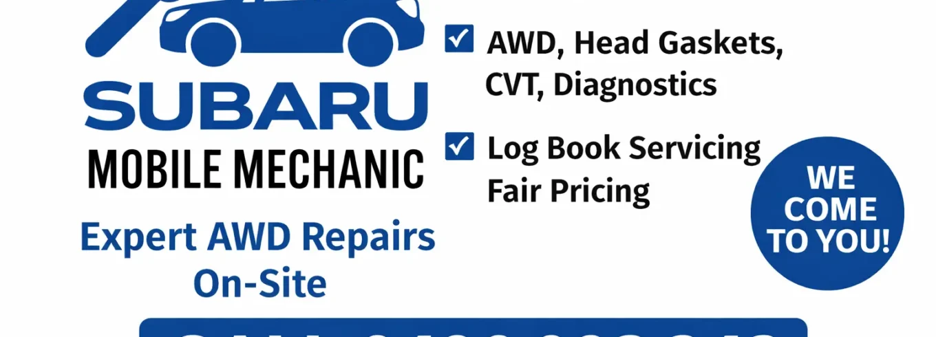 Subaru Mobile Mechanic Melbourne