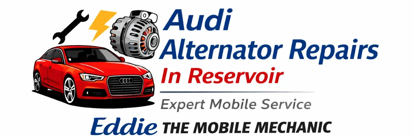 Audi alternator repairs in Reservoir by Eddie the Mobile Mechanic with fast on-site charging system service