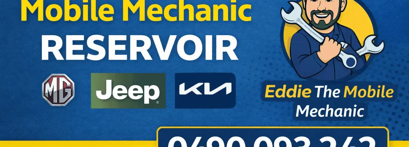MG, Jeep & Kia Mobile Mechanic in Reservoir – Eddie the Mobile Mechanic with phone number 0490 093 242 for expert on-site car service.